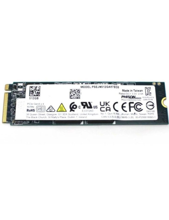 Disco SSD Phison PSENN512GA87QC0 512GB/ M.2 2280 PCIe Gen4/ Full Capacity