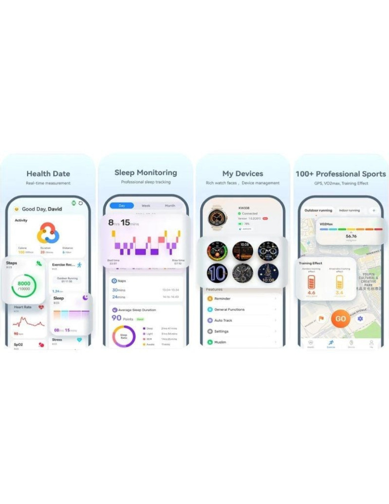 Smartwatch Qubo SMT-500AGP/ Notificaciones/ Frecuencia Cardíaca/ GPS/ Negro