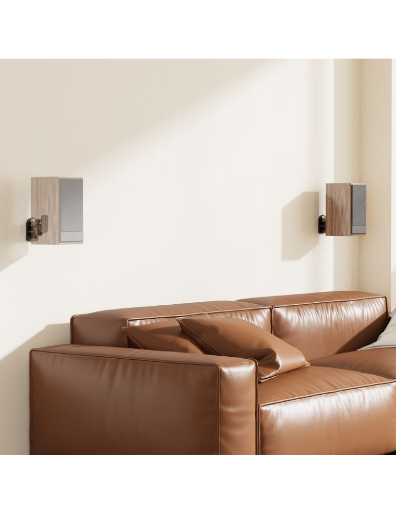 Soporte de Pared Giratorio/ Inclinable Aisens SPK06U-423 para Altavoces/ hasta 3.5kg