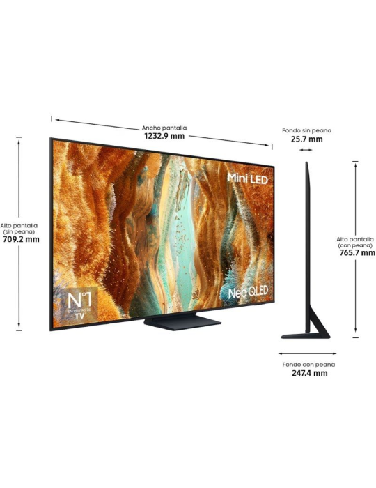 Televisor Samsung Neo QLED QN74F TQ55QN74FAT 55"/ Ultra HD 4K/ Smart TV/ WiFi