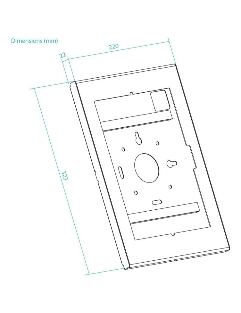 Marco Antirrobo para Tablet TooQ TQATTE2601-M-B/ Negro