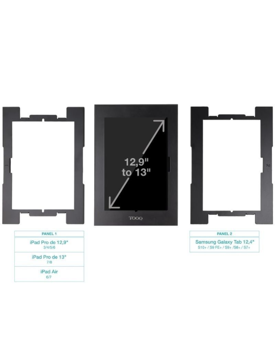 Marco Antirrobo para Tablet TooQ TQATTE2601-M-B/ Negro