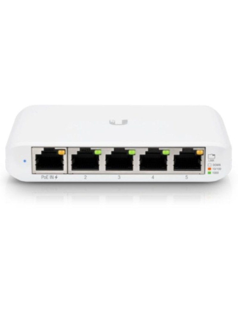 Switch Gestionado Ubiquiti USW-Flex Mini 5 Puertos/ RJ45 10/100/1000 PoE/ Pack 3 uds