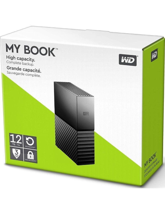 Disco Externo Western Digital My Book 12TB/ 3.5"/ USB 3.0