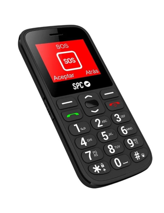 Teléfono Móvil SPC Fortune 2 4G para Personas Mayores/ Negro