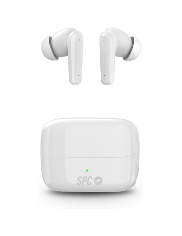 Auriculares Bluetooth SPC Ether 2 Pro con estuche de carga/ Autonomía 6.5h/ Blancos