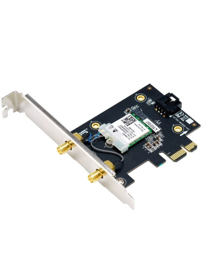 Tarjeta de Red Inalámbrica-PCI Express Asus PCE-BE6500/ 6500Mbps/ 2.4/5/6GHz