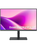 Monitor Profesional Samsung Essential Monitor S4 S43UF S24F434UAU/ 24"/ Full HD/ Regulable en altura/ Negro