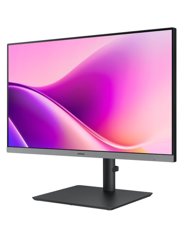 Monitor Profesional Samsung Essential Monitor S4 S43UF S24F434UAU/ 24"/ Full HD/ Regulable en altura/ Negro