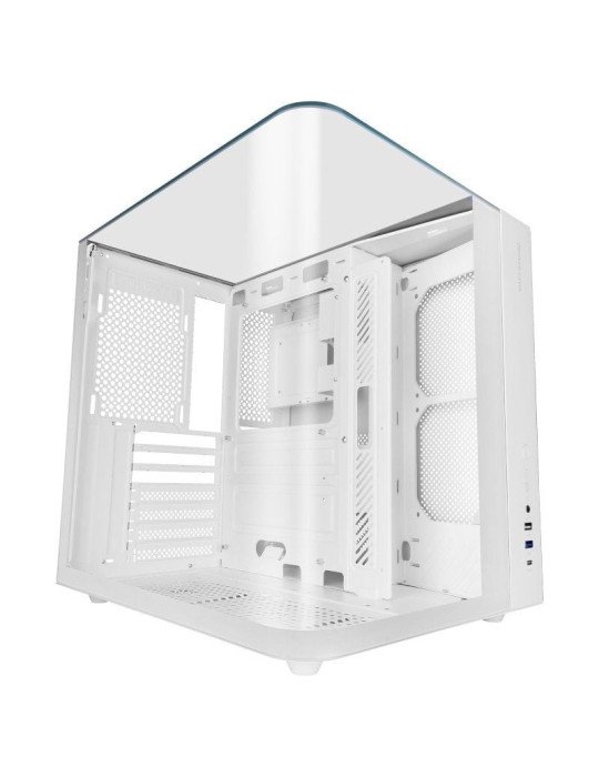 Caja Gaming Semitorre Mars Gaming MC-INFINIOLITE/ Blanca