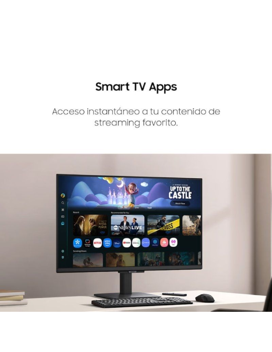 Smart Monitor Samsung M5 S32FM500EU 32"/ Full HD/ Smart TV/ Multimedia/ Negro