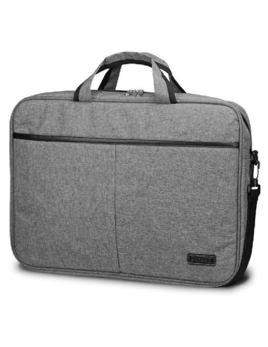 Maletín Subblim Elite Laptop Bag para Portátiles hasta 14"/ Cinta para Trolley/ Gris