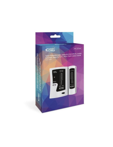 Tester Nanocable 10.31.0301 para RJ11-RJ12-RJ45 2