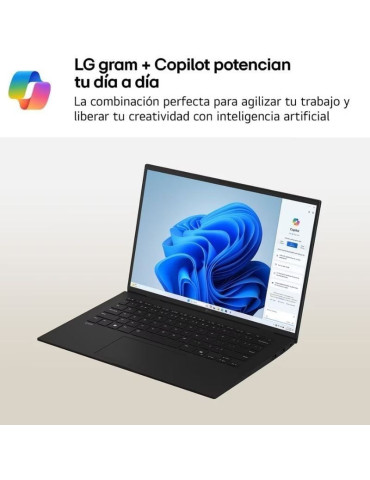 Portátil LG Gram 14Z90T-G.AD88B Intel Core Ultra 7-255H/ 32GB/ 1TB SSD/ 14"/ Win11 2