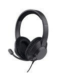 Auriculares Trust Ayda Max USB-ENC/ con Micrófono/ USB/ Negros