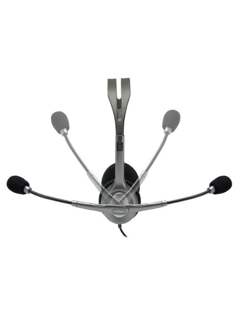 Auriculares Logitech H111/ con Micrófono/ Jack 3.5/ Negros