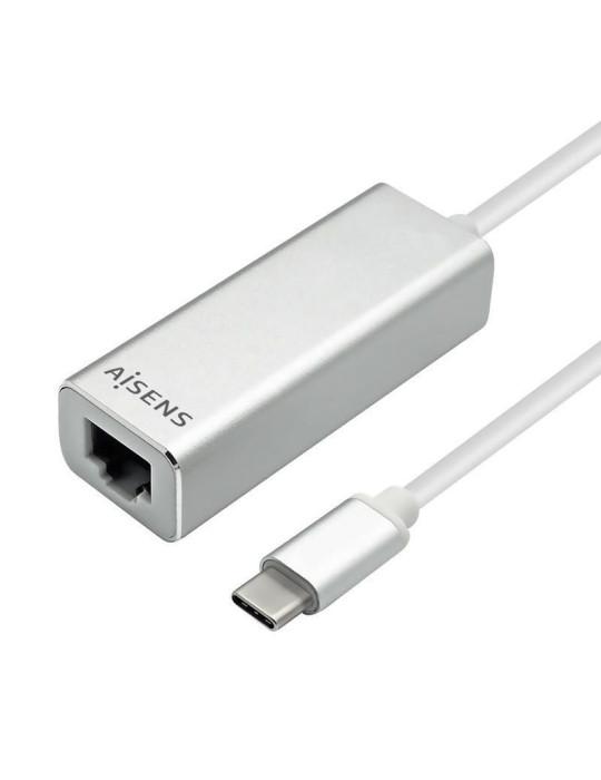 Adaptador USB Tipo-C - RJ45 Aisens A109-0341/ 1000Mbps