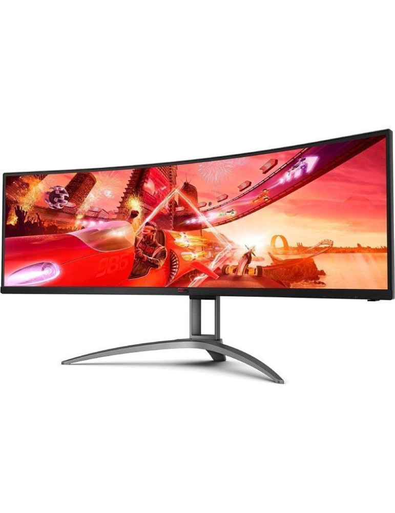 Monitor Gaming Ultrapanorámico Curvo AOC Agon AG493UCX2 48.8"/ Dual QHD/ 1ms/ 165Hz/ VA/ Multimedia/ Negro