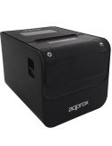 Impresora de Tickets Approx appPOS80AMUSE/ Térmica/ Ancho papel 80mm/ USB-RS232-Ethernet/ Negra