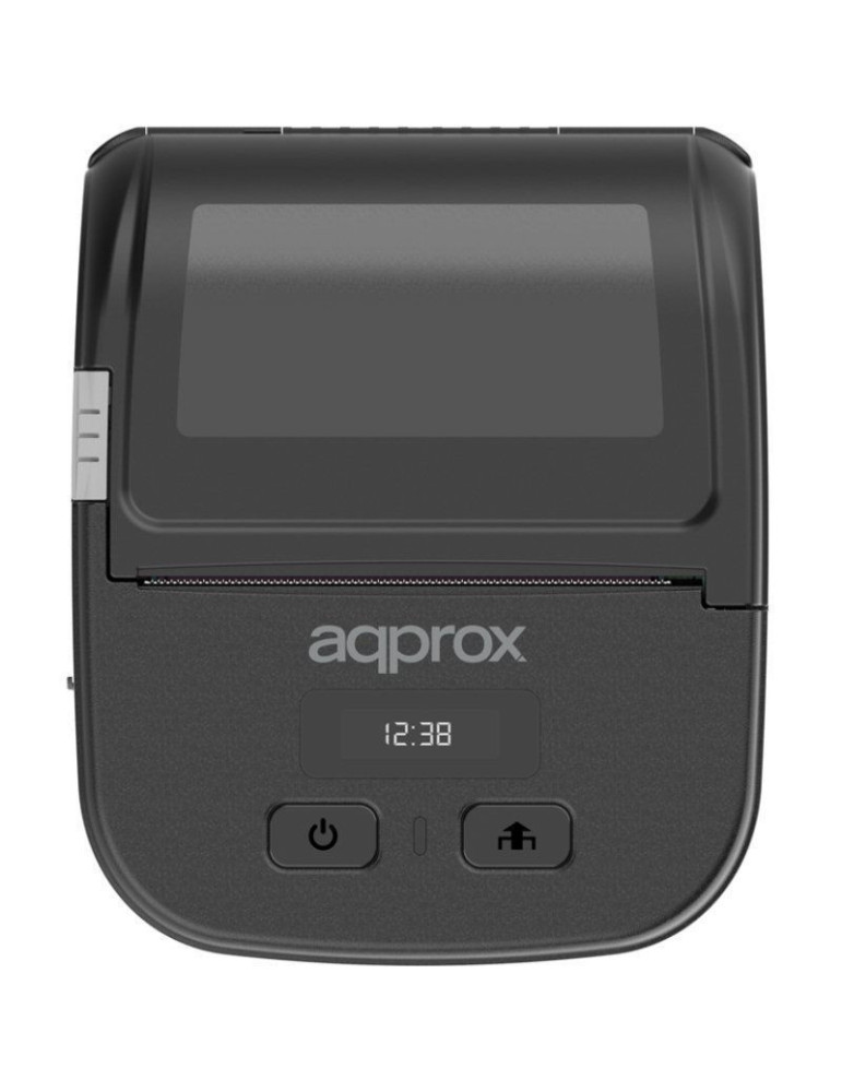 Impresora de Tickets Approx appPOS80PORTABLE/ Térmica/ Ancho papel 80mm/ USB-Bluetooth/ Negra