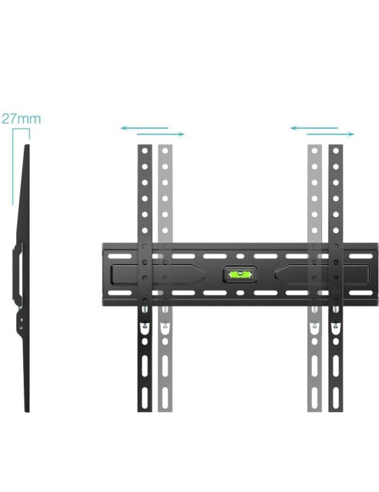 Soporte de Pared Fijo TooQ LP1030F-B para TV de 32-75"/ hasta 45kg