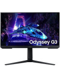 Monitor Gaming Samsung Odyssey G3 S24DG300EU/ 24"/ Full HD/ 1ms/ 180Hz/ VA/ Regulable en altura/ Negro