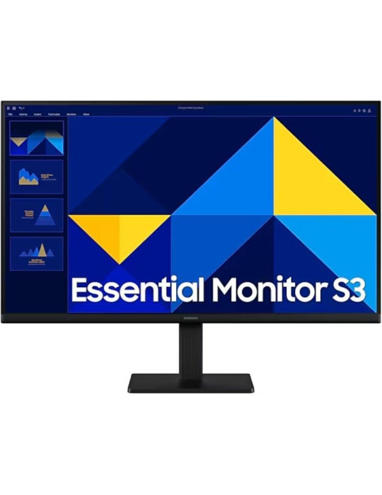 Monitor Profesional Samsung Essential Monitor S3 S27D304GAU/ 27"/ Full HD/ Negro