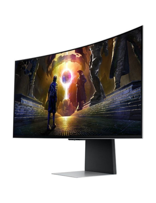 Smart Monitor Gaming Ultrapanorámico Curvo Samsung G8 Odyssey OLED S34DG850SU 34"/ WQHD/ 0.03ms/ 175Hz/ Multimedia/ Regulable en