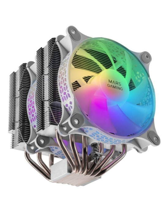 Ventilador con Disipador Mars Gaming MCPU-XTW/ 12cm/ Blanco