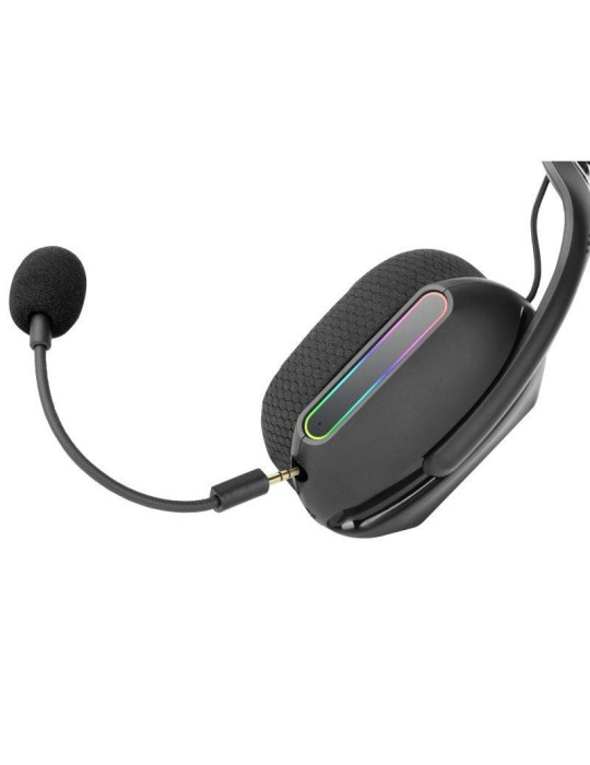 Auriculares Gaming Inalámbricos con Micrófono Mars Gaming MHWPRO/ Jack 3.5/ Bluetooth/ Negros