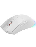 Ratón Gaming Inalámbrico Mars Gaming MM-T3/ Batería recargable/ Hasta 14400 DPI/ Blanco