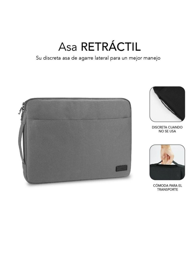 Funda Subblim Urban Laptop Sleeve para Portátiles hasta 15.6"/ Gris