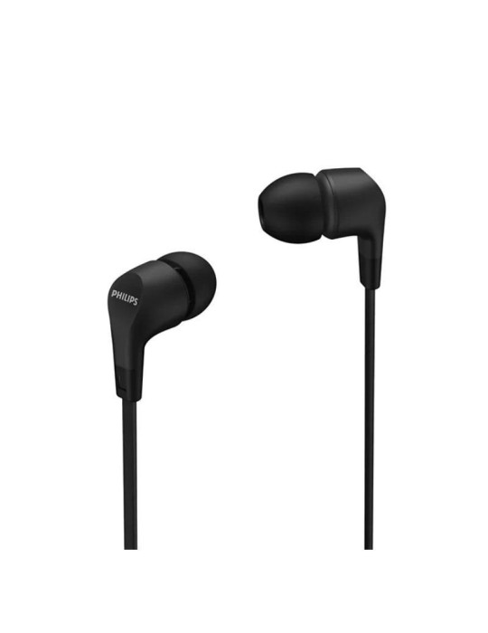Auriculares Intrauditivos Philips TAE1105/ Jack 3.5/ Negros