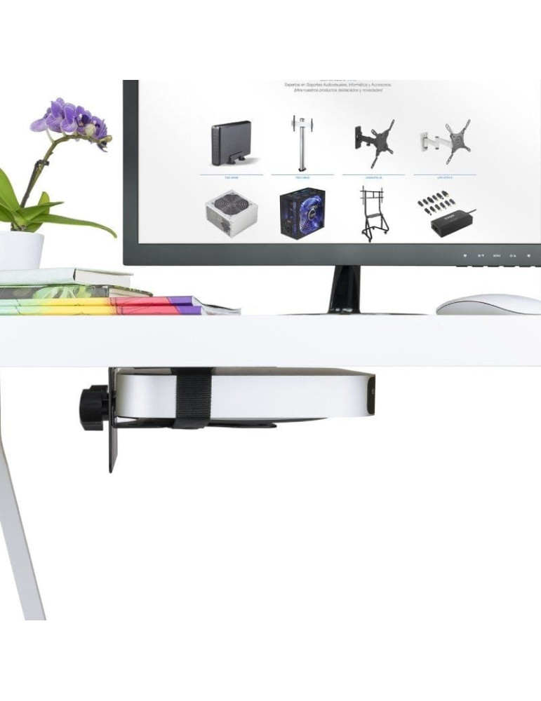 Soporte para miniPC VESA 100x100 TooQ TCCH0001-B/ hasta 5kg