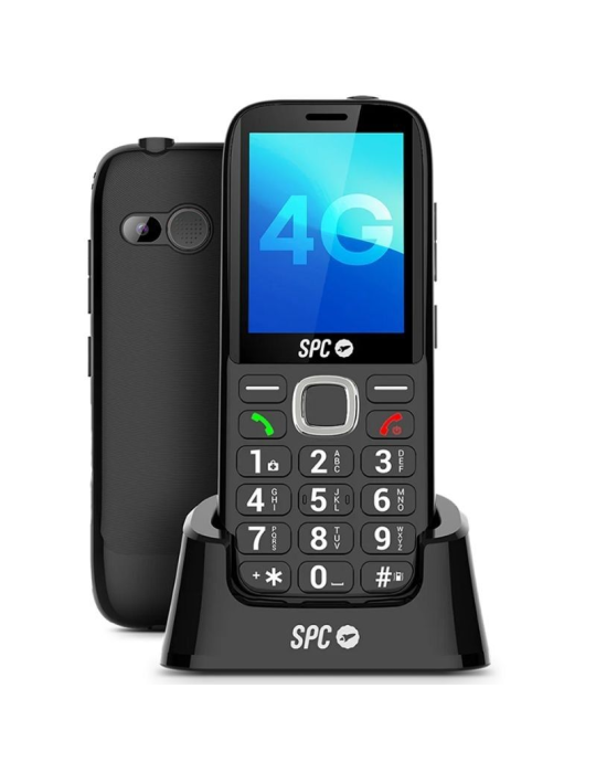 Teléfono Móvil SPC Fortune 2 Max 4G para Personas Mayores/ Negro