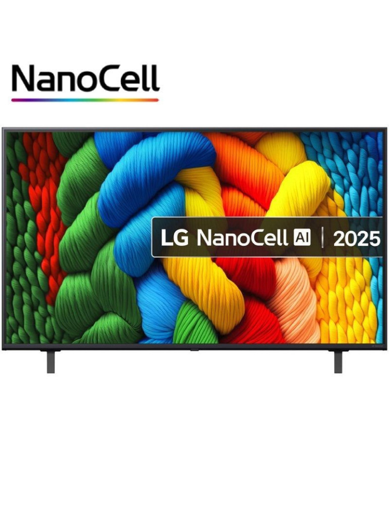 Televisor LG NanoCell 50NANO80A6B 50"/ Ultra HD 4K/ Smart TV/ WiFi