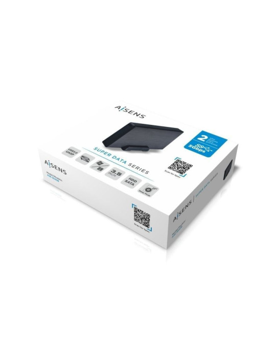 Caja Externa para Disco Duro de 3.5" Aisens ASE-3530B/ USB 3.1