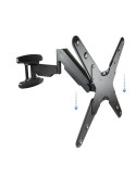 Soporte de Pared Giratorio/ Inclinable/ Nivelable TooQ LP2355TN-B para TV de 23-55"/ hasta 30kg
