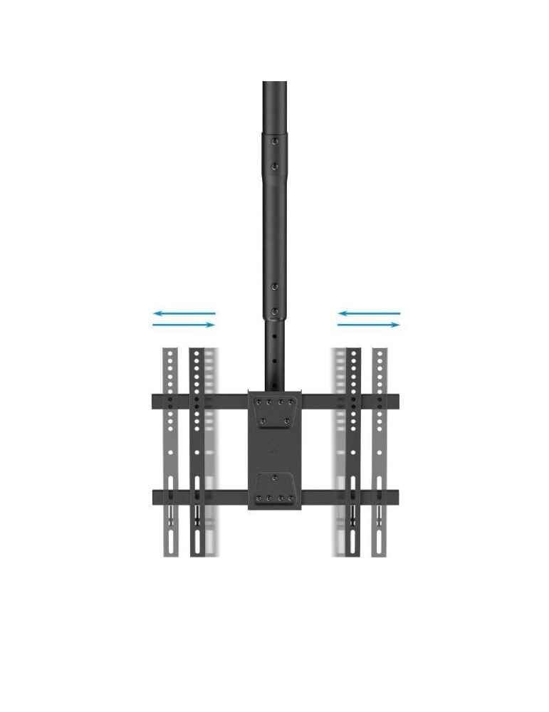 Soporte de Techo Giratorio/ Inclinable/ Nivelable TooQ LPCE1175TSLI-B para TV de 32-75"/ hasta 60kg