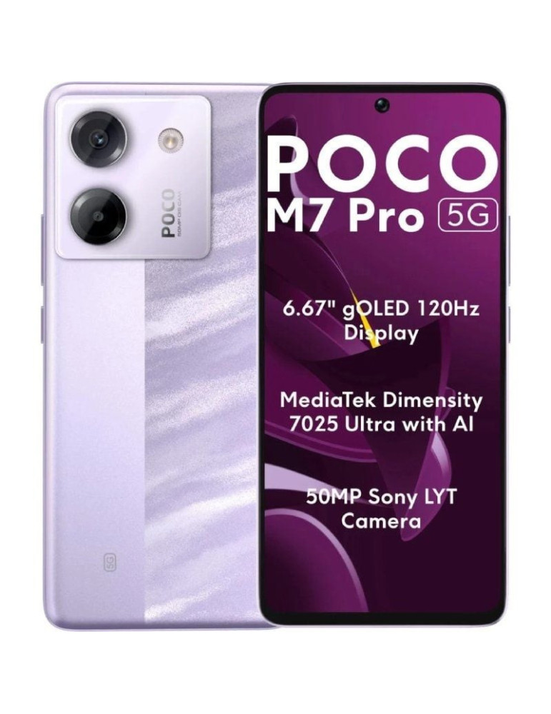 Smartphone Xiaomi POCO M7 Pro 8GB/ 256GB/ 6.67"/ 5G/ Púrpura