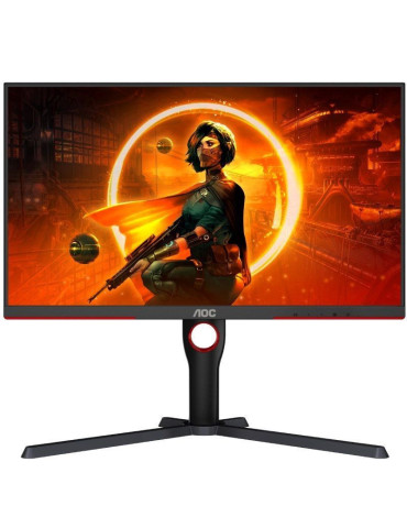 Monitor Gaming AOC Q27G3XMN/BK 27"/ QHD/ 1ms/ 180Hz/ VA/ Regulable en altura/ Negro
