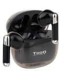 Auriculares Bluetooth TooQ Onyx TQBWH-0054B con estuche de carga/ Autonomía 4h/ Negros