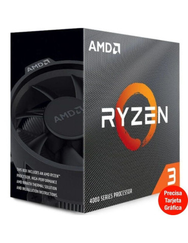 Procesador AMD Ryzen 3-4100 3.80GHz Socket AM4