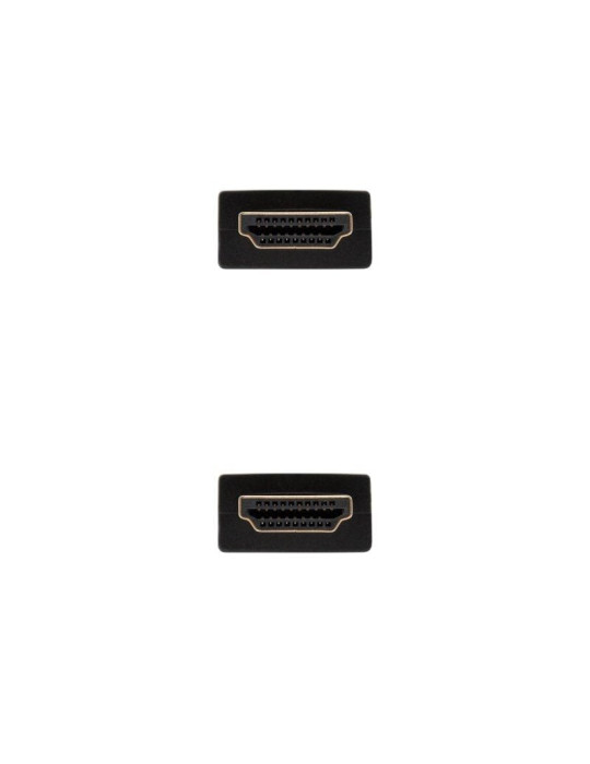 Cable HDMI 1.4 Nanocable 10.15.1700/ HDMI Macho - HDMI Macho/ 1m/ Negro