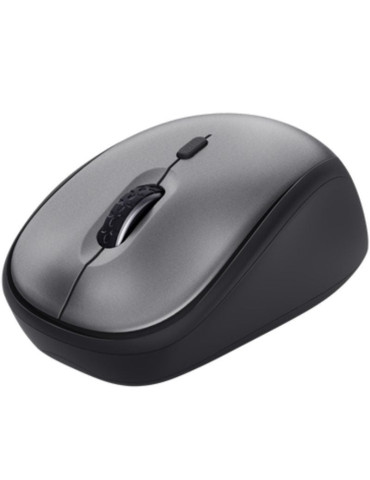 Ratón Mini Inalámbrico Trust Yvi+ Silent/ Hasta 1600 DPI/ Negro