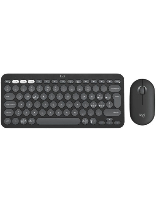 Teclado y Ratón Inalámbricos Logitech Pebble 2 Combo