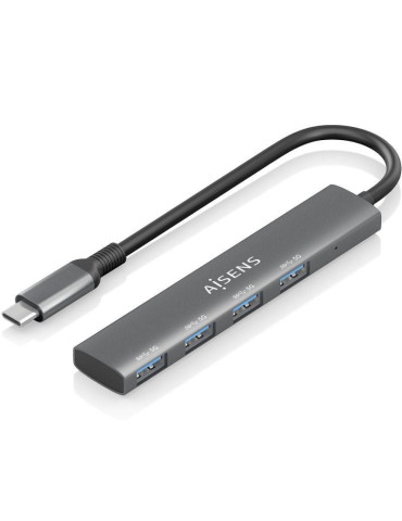 Hub USB Tipo-C 3.0 Aisens A106-0540/ 4xUSB