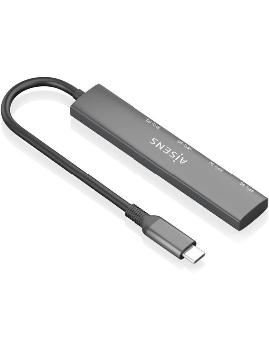 Hub USB Tipo-C 3.0 Aisens A106-0540/ 4xUSB
