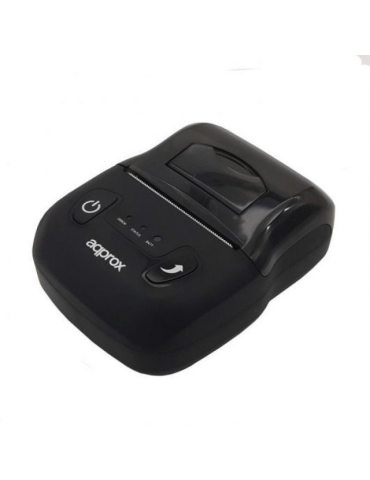 Impresora de Tickets Approx appPOS58PORTABLE+/ Térmica/ Ancho papel 58mm/ USB-Bluetooth/ Negra 2