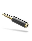 Adaptador Jack Vention BFBB0/ Jack 3.5 Macho - Jack 2.5 Hembra/ Negro
